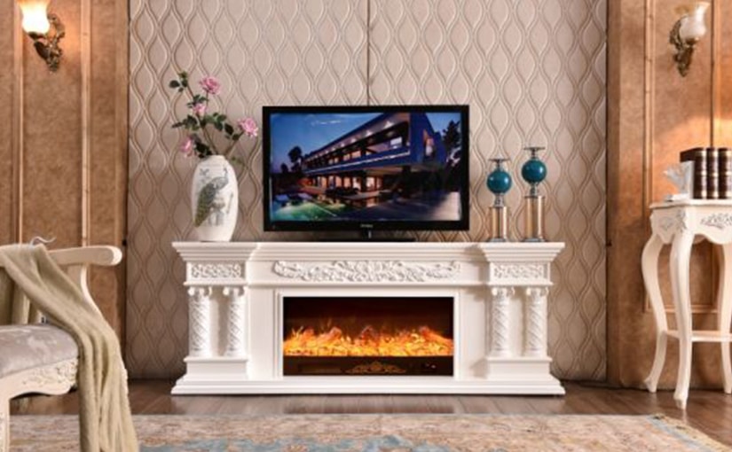 Freestanding Electric Fireplace