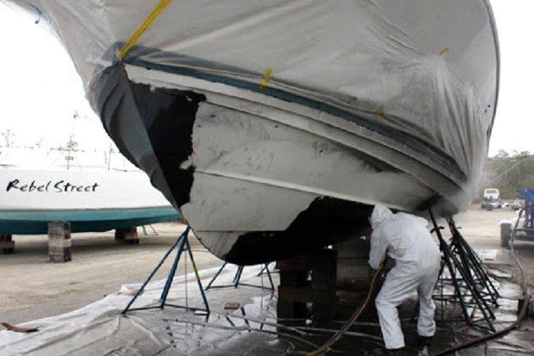 Clean Up Your Boat with Dustless Blasting | A Noble Sweep