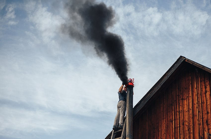 smoking chimney