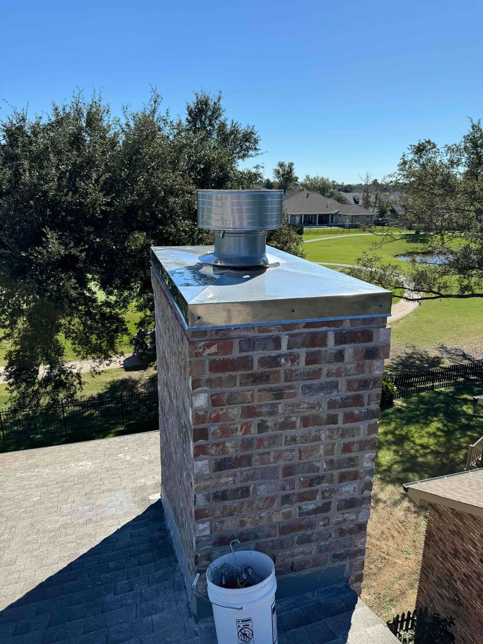 Chimney system upgrade in Covington, Louisiana