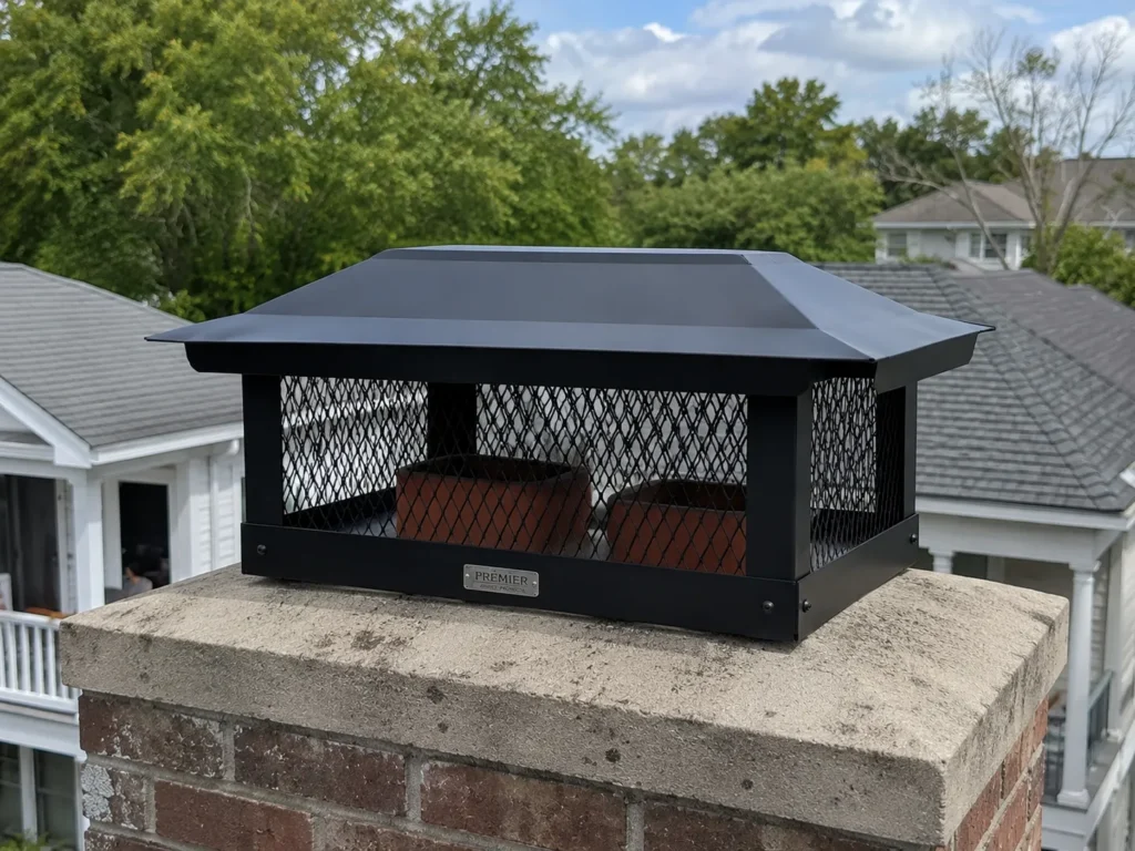 A certified technician performing comprehensive chimney services in Metairie, LA, including an NFPA 211 Level 2 video inspection and creosote removal for Jefferson Parish fire safety compliance.